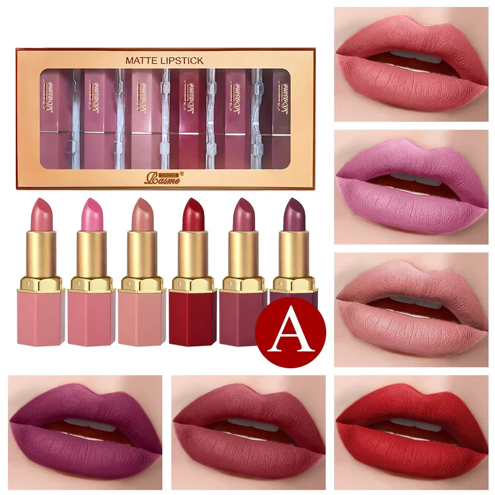 Pack 6 rouge à lèvre