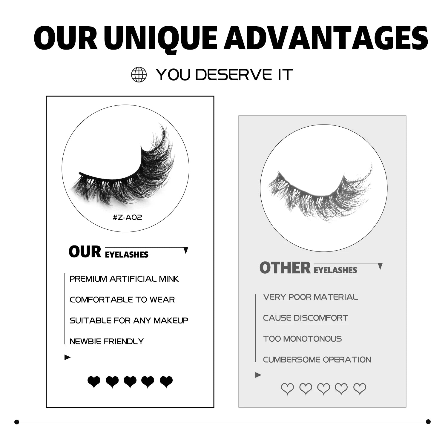 faux cils