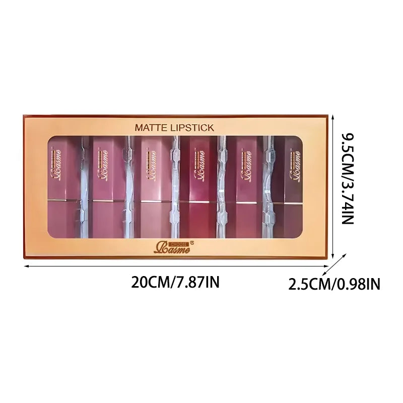 Pack 6 rouge à lèvre