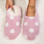 Chaussons d'hiver on coeur