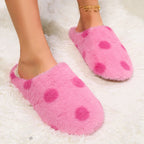 Chaussons d'hiver on coeur
