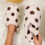 Chaussons d'hiver on coeur