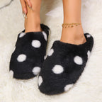 Chaussons d'hiver on coeur
